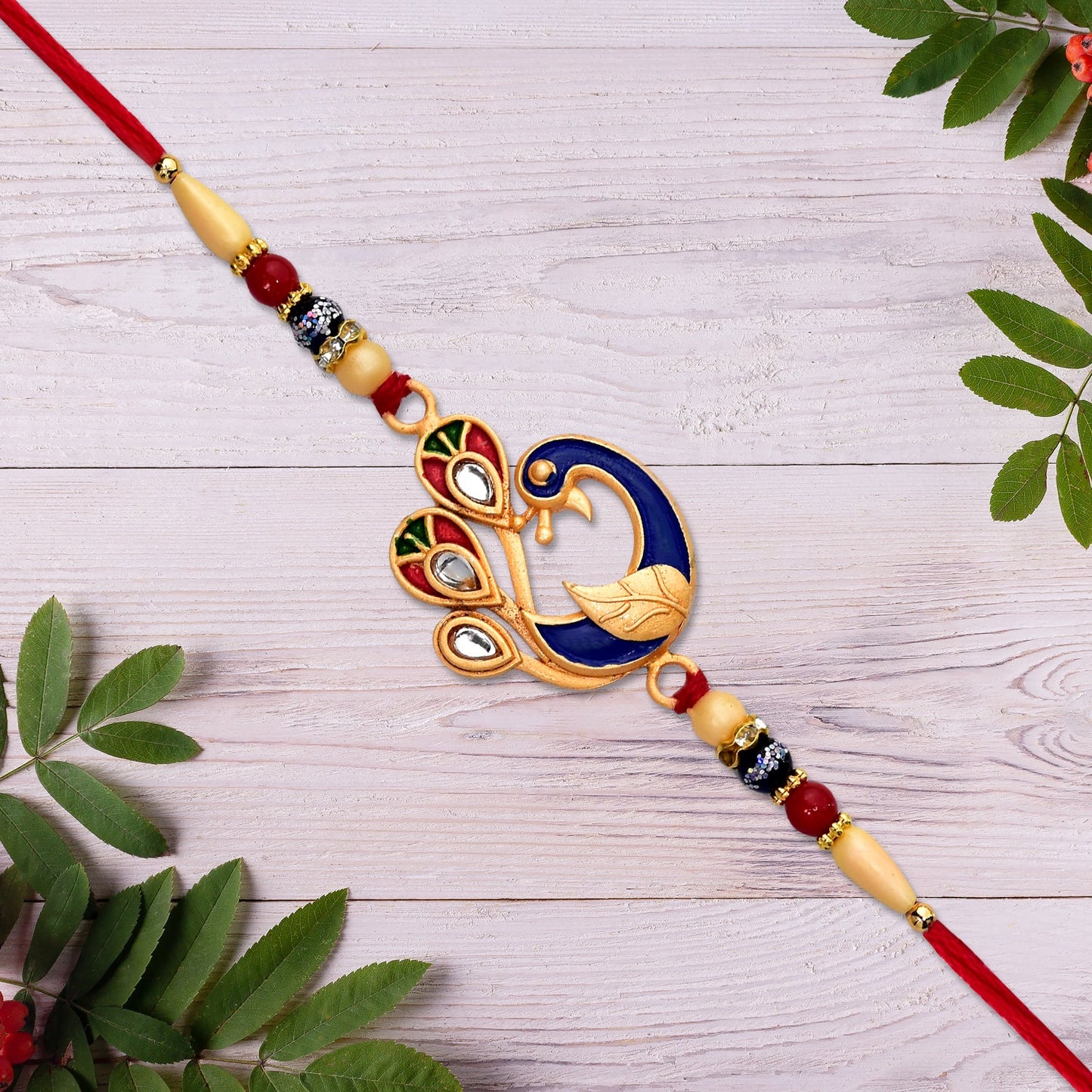 Peacock Elegance Rakhi