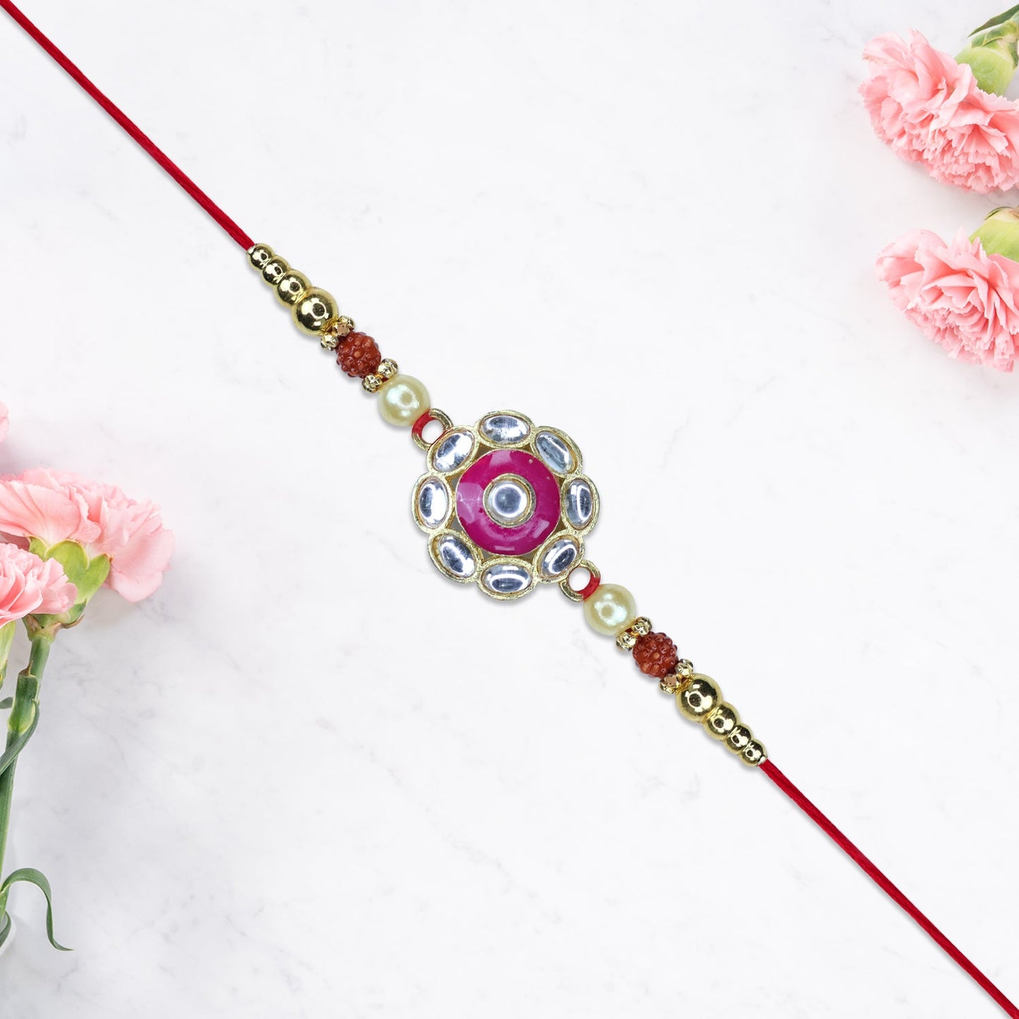 Kundan Pearl Rakhi