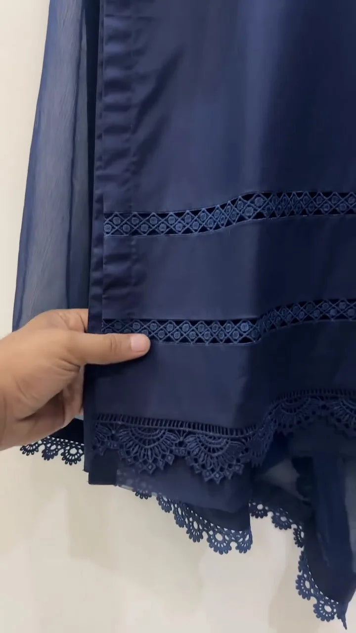 Blue Kurti for Women | Soft Comfortable Fabric | Stylish Daily Wear & Office Ethnic Kurta | Perfect for Casual Outings, Festivals & Traditional Events