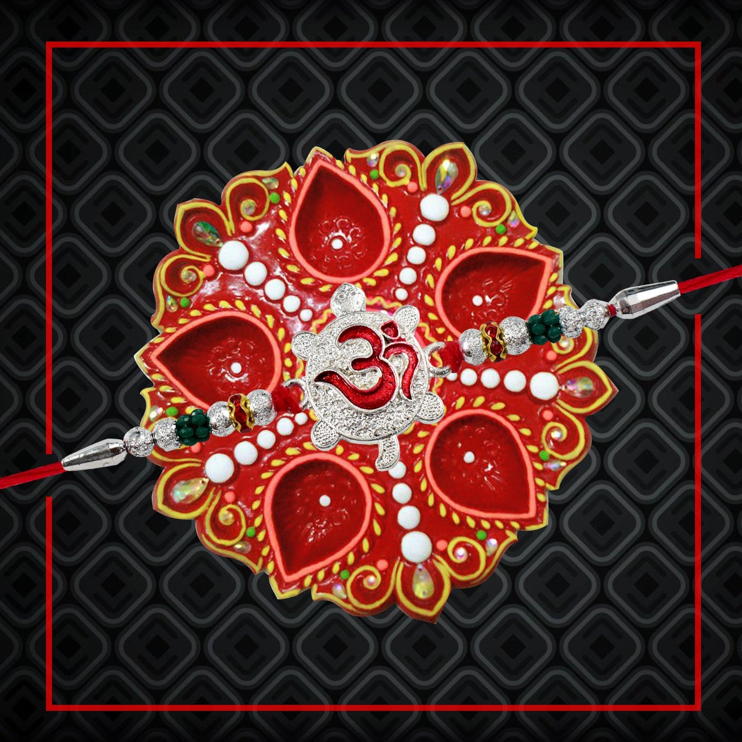 Traditional OM design Rakhi
