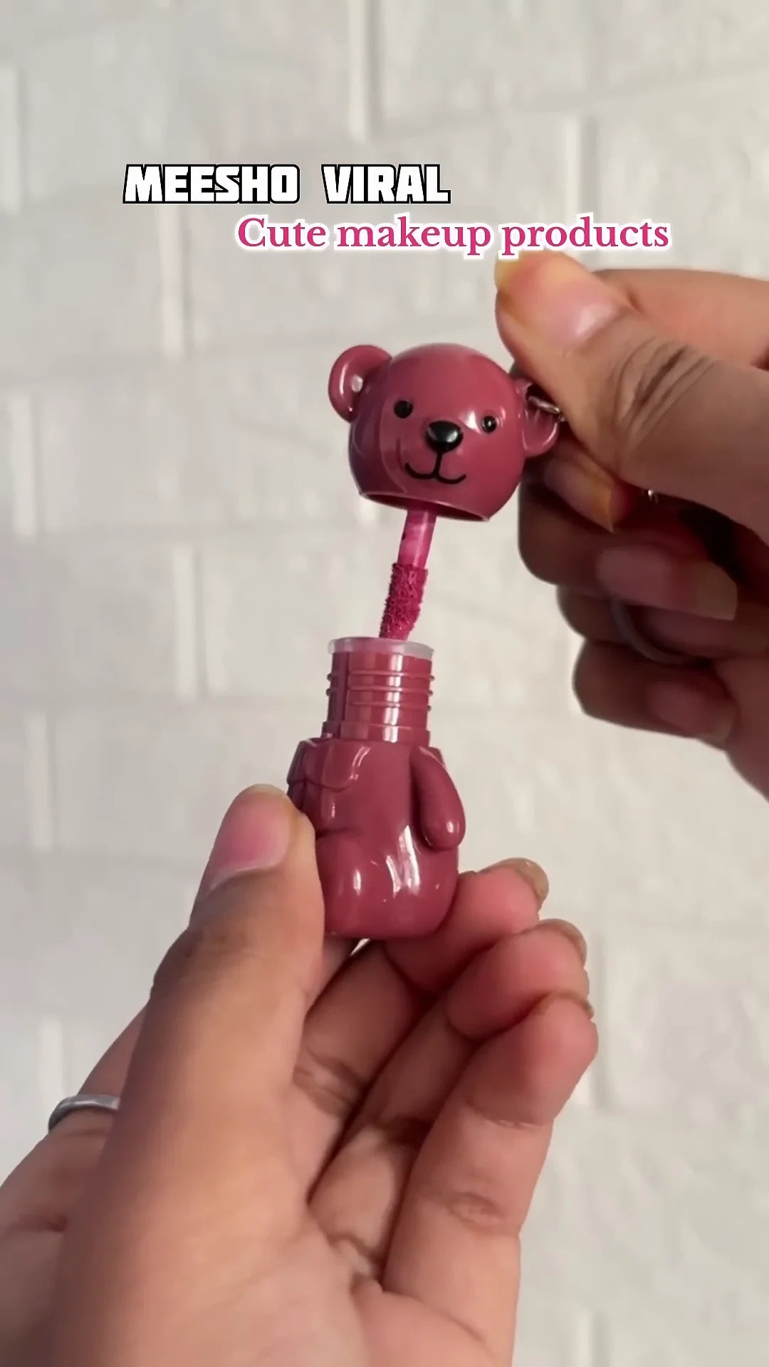 Cute Strawberry Shaped Lip Balm – Fun and Trendy Makeup Essential for Soft, Hydrated Lips