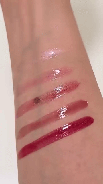 High Shine Liquid Lipsticks Set – Hydrating Gloss Finish in a Range of Pink and Berry Shades