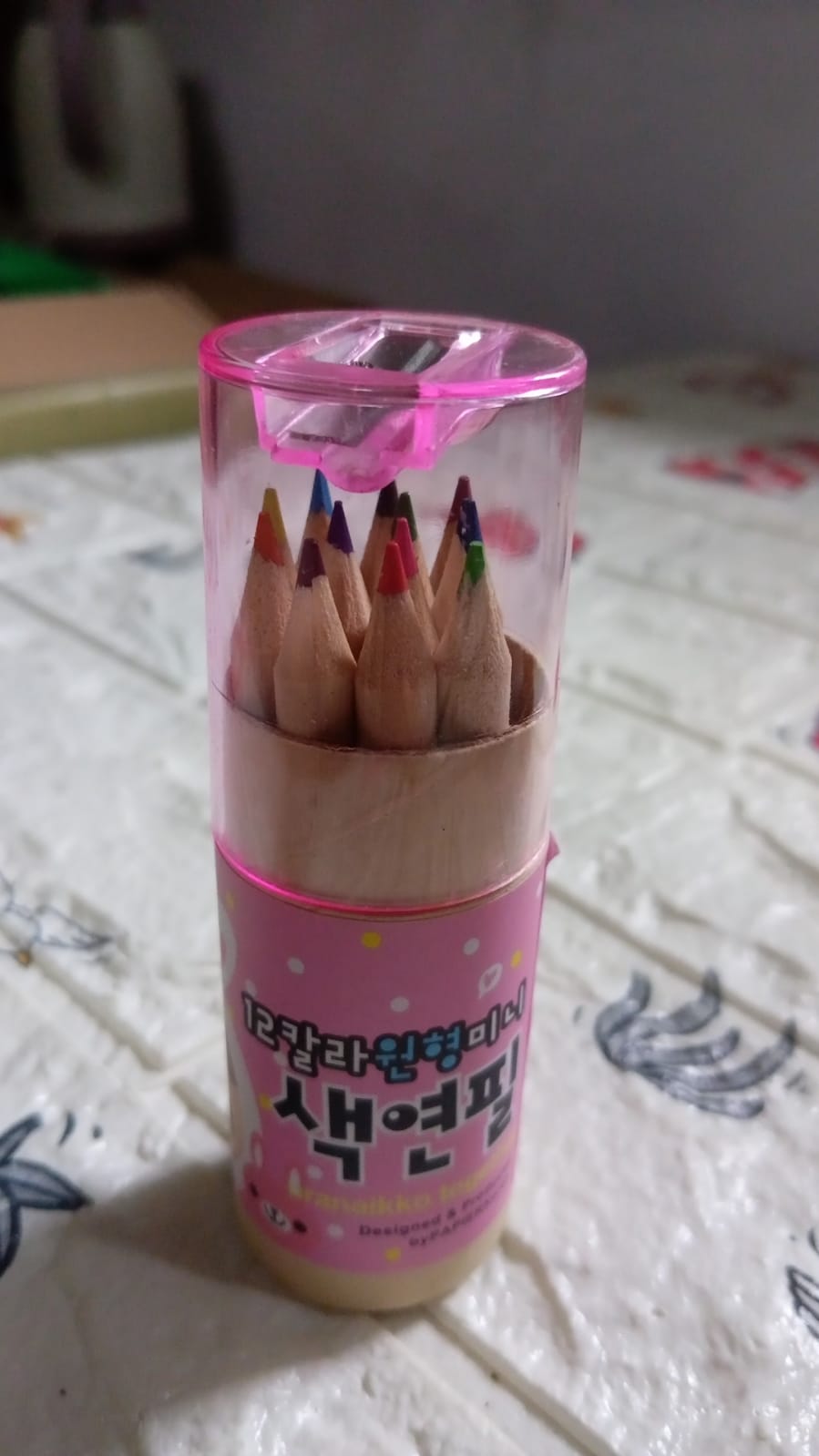 12 Mini Colouring Pencils with Sharpener, Kids Drawing Set for School & Sketching