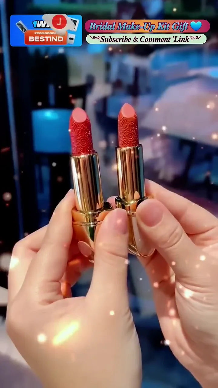 Bridal Makeup Kit Gift Box with LED Mirror – Luxury All-in-One Cosmetic Organizer