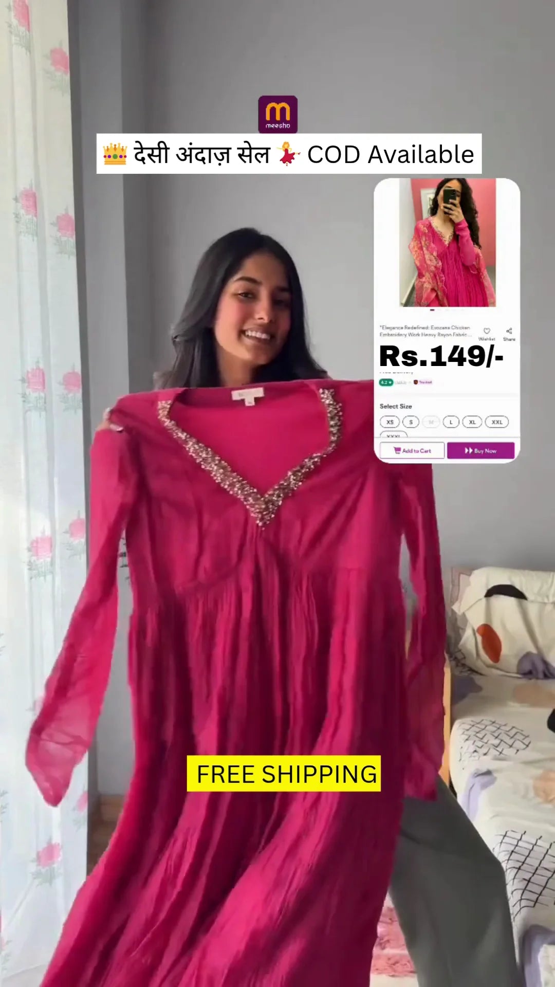 Elegant Red Kurti for Women – Stylish, Comfortable & Perfect for Festive and Everyday Wear