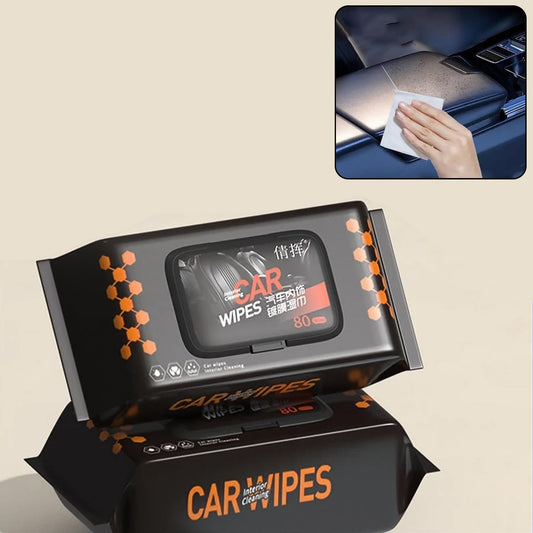 Car Dashboard Scratch Remover Tissue (80 Pcs Set)