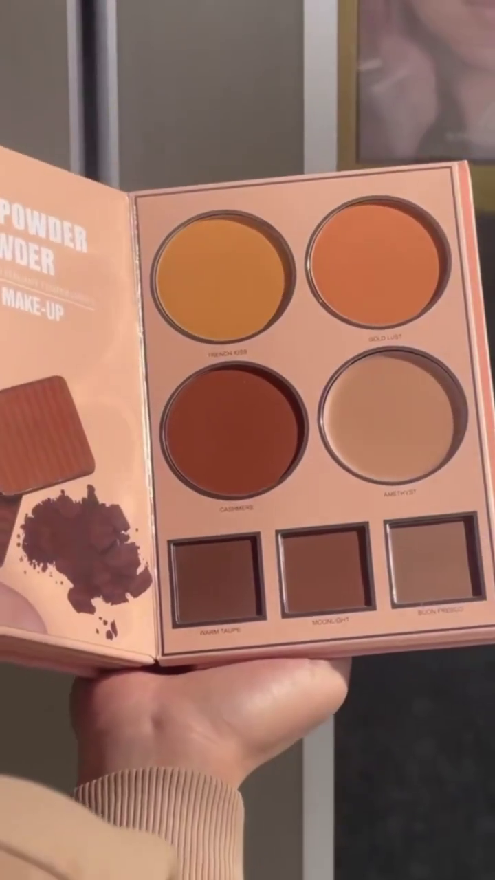 Ultimate All-in-One Glam Beauty Book: 3-in-1 Makeup Palette Featuring 24 Rich Eyeshadows, 6 Radiant Highlighters, and 8 Luxe Face Powders for Contour, Blush & Bronzing Perfection