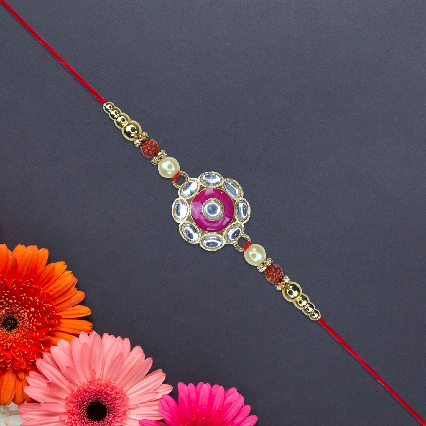 Kundan Pearl Rakhi