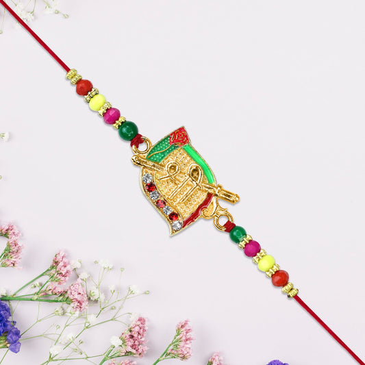 Shree Symbol Rakhi with Shield Design