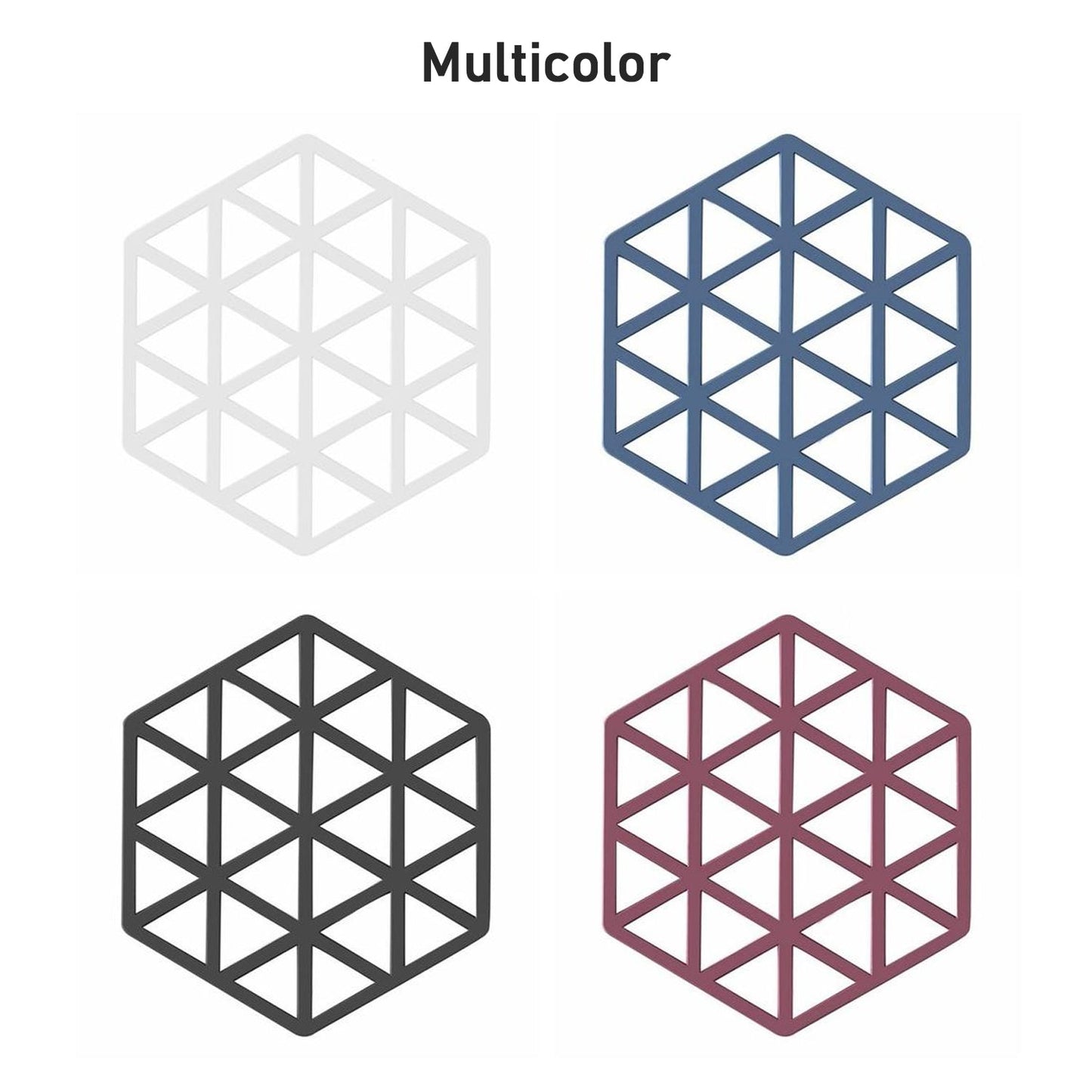 Mat for Cup PVC Tea Coaster Non-Slip Placemat High Temperature Insulation Pad Hollow Pot Mat Bowl with Anti-hot