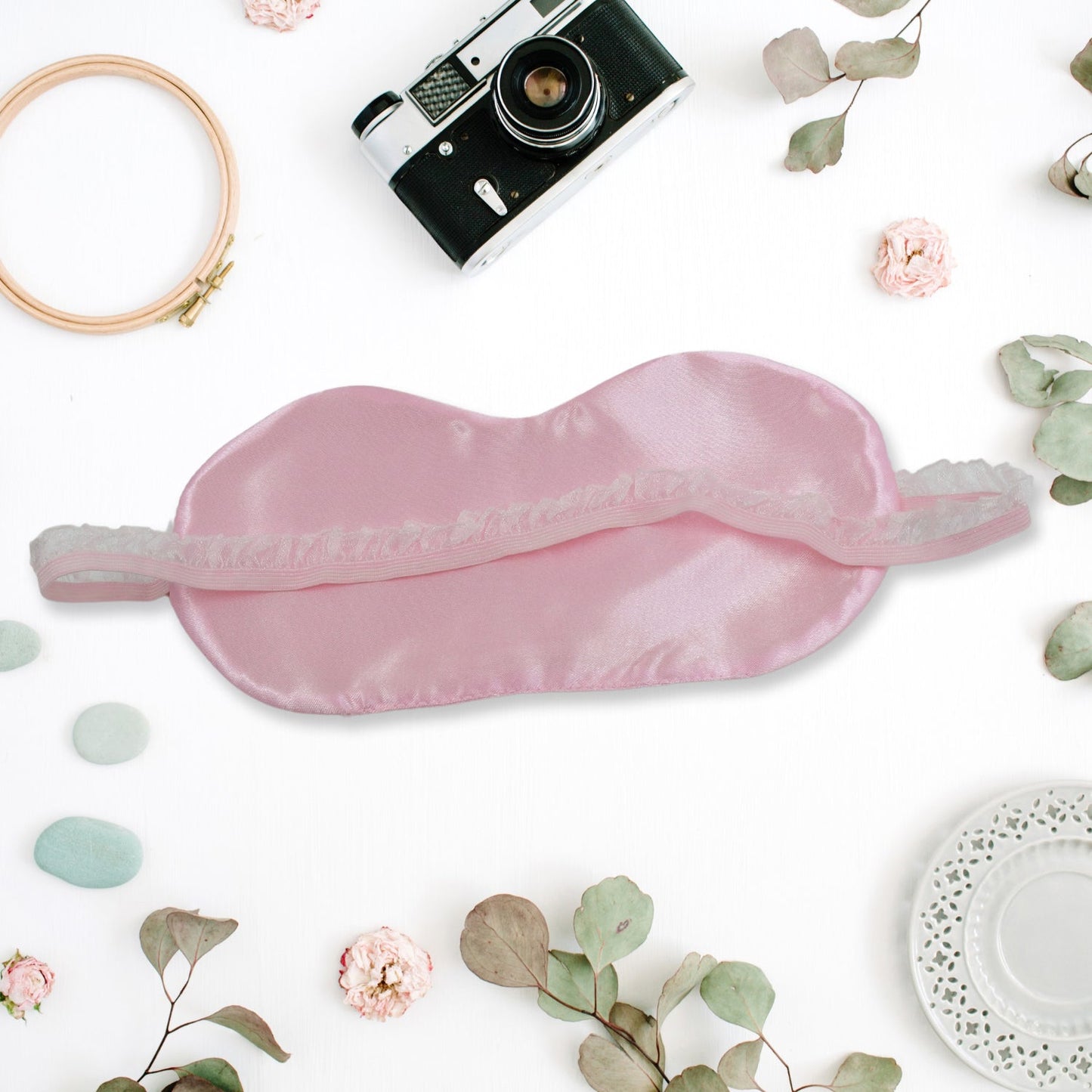 New Unisex Satin Sleep Mask – For Travel & Meditation (1pc)