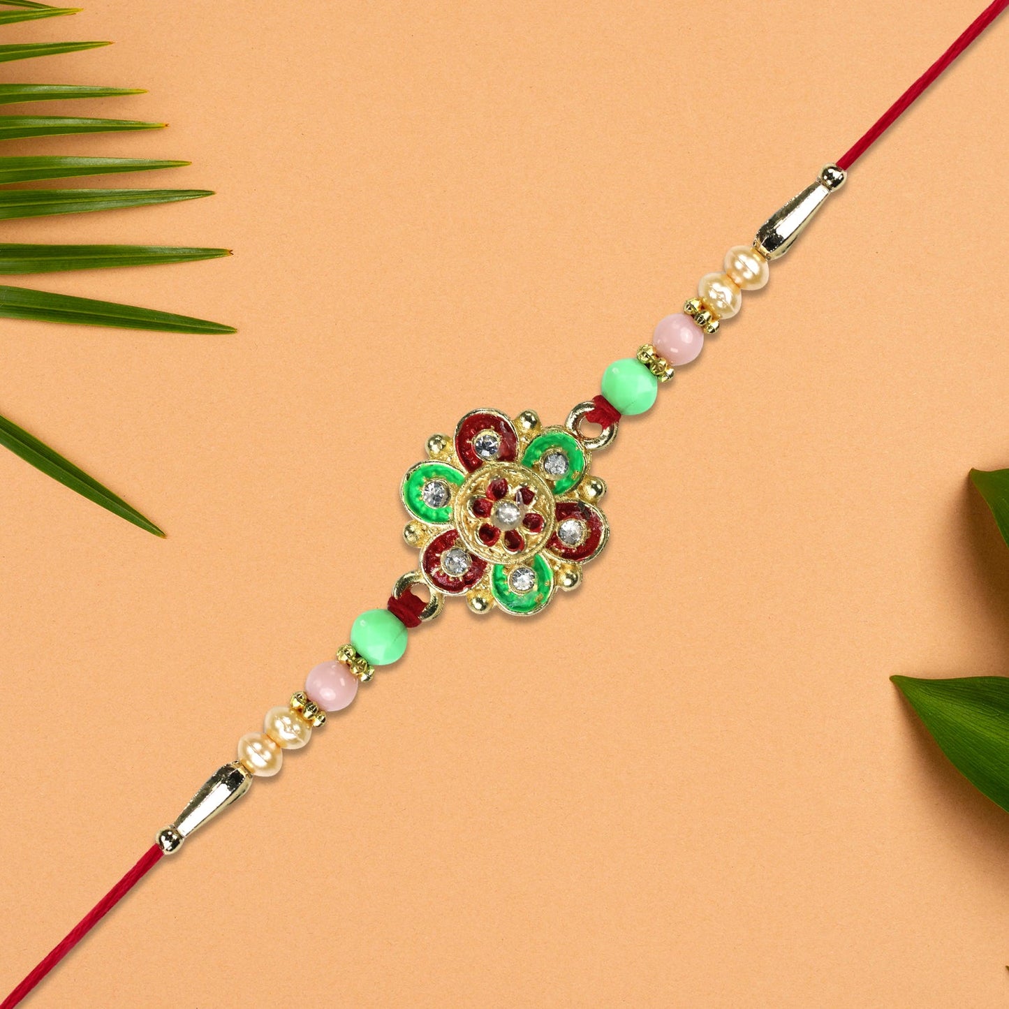 Multicolor Beaded Rakhi