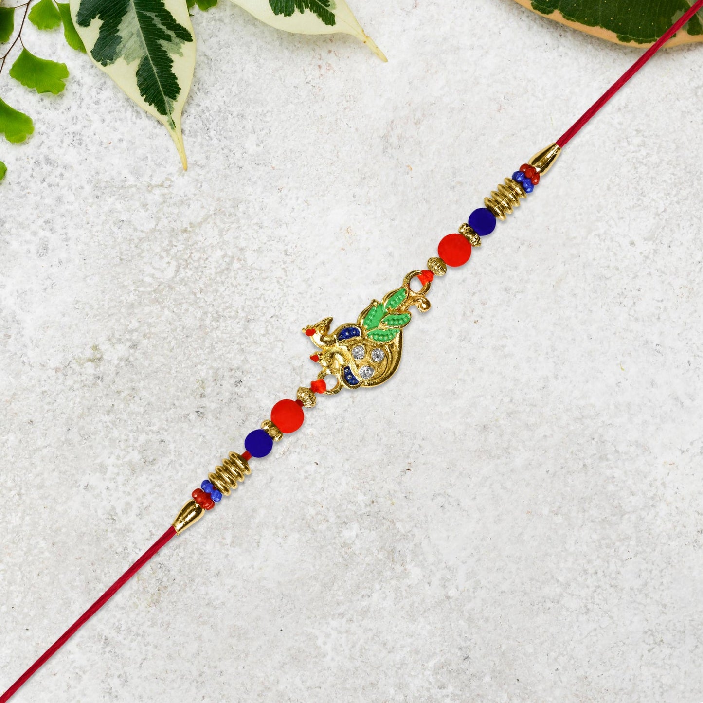 Traditional Peacock Rakhi