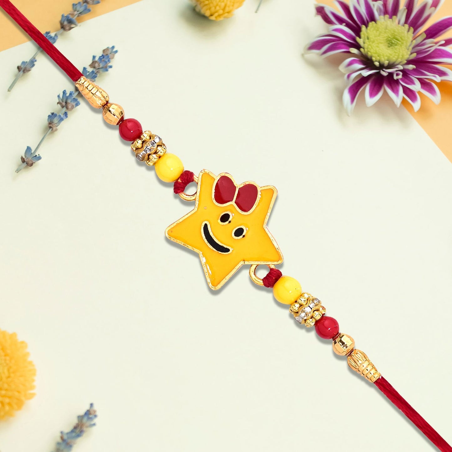 Smiley Star Rakhi