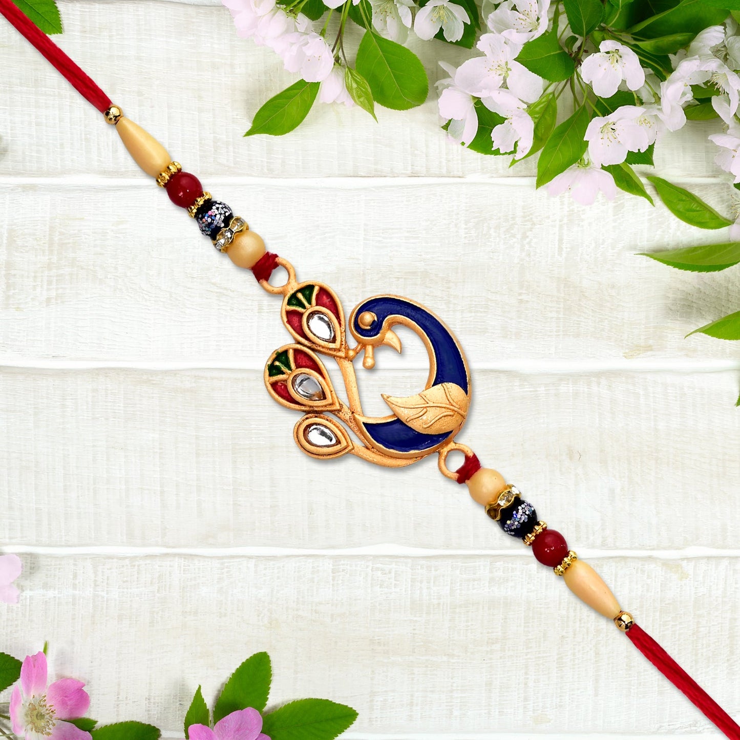 Peacock Elegance Rakhi