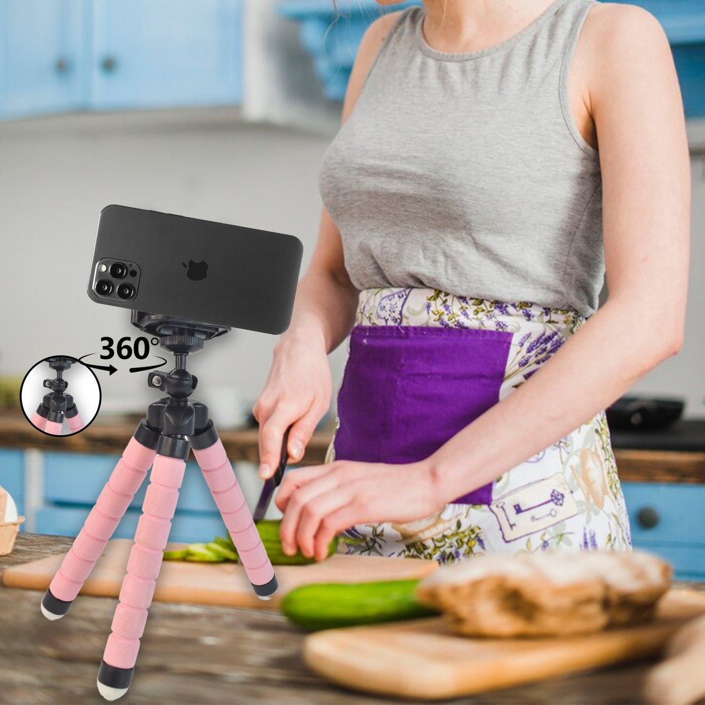 Mini Tripod Flexible Tripod Stand (1 Pc / B Grade)