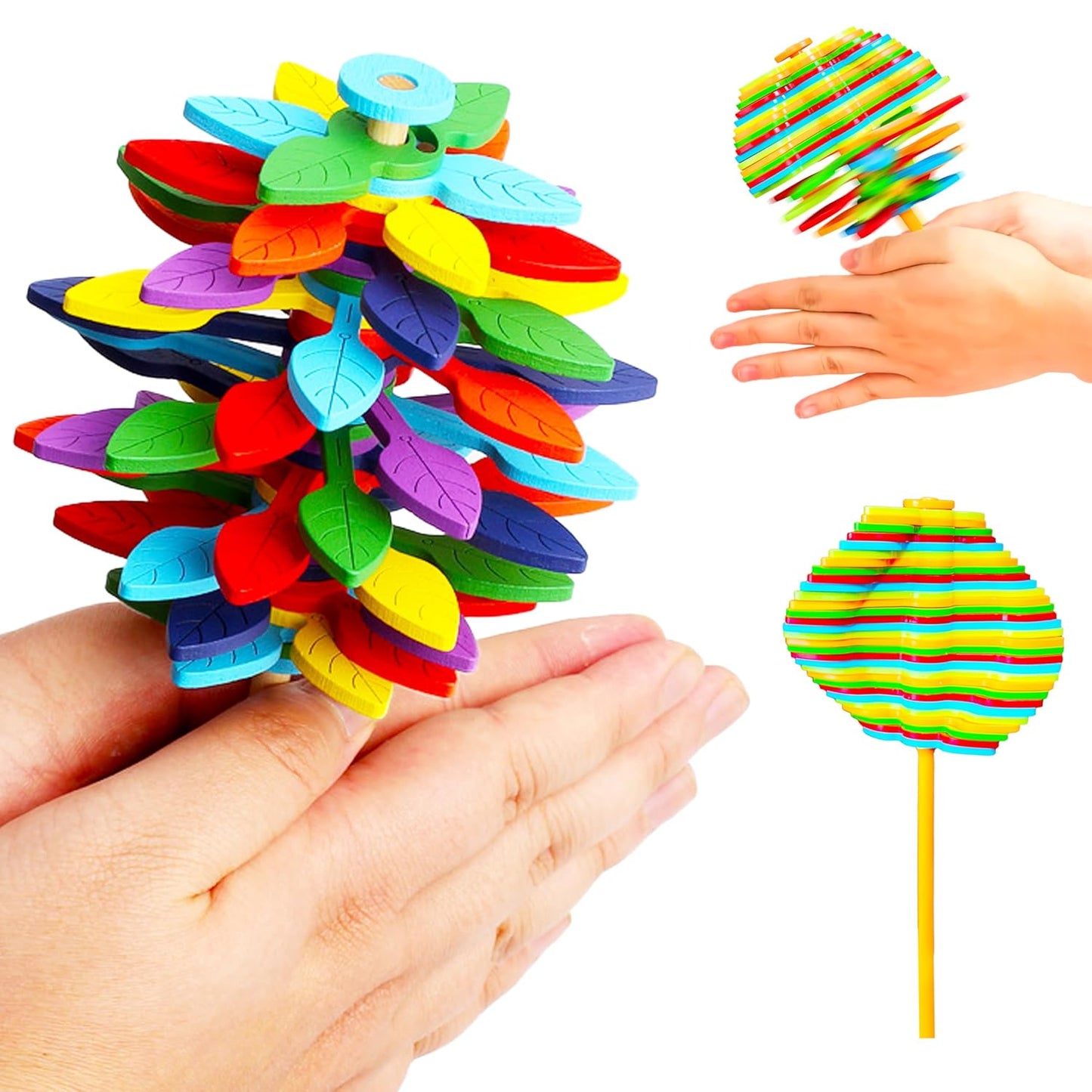 Spin Flower Candy Rotating / Spinning Toy (1 Pc)