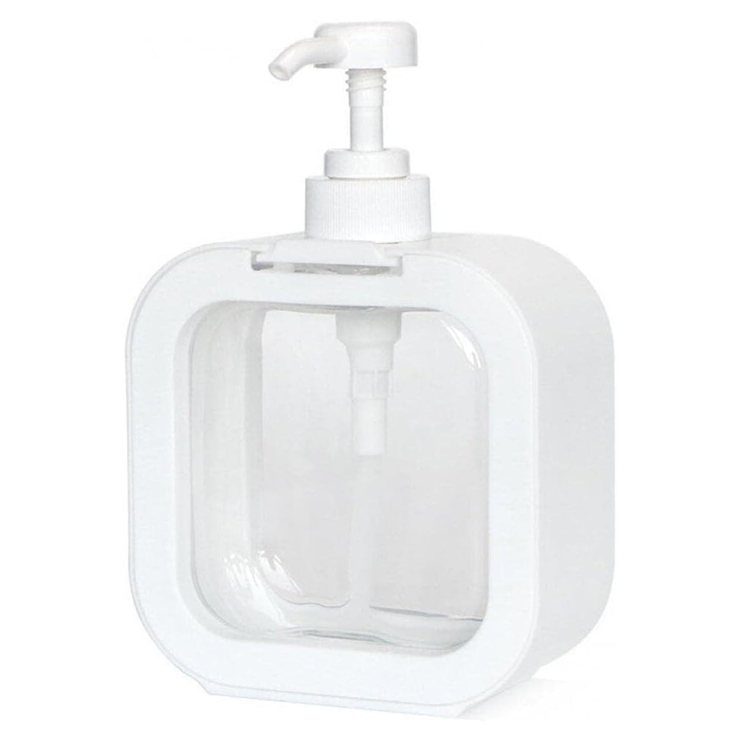 Snap sink Dispenser Plastic Clear Empty Pump Lotion Bottles (1 Set)