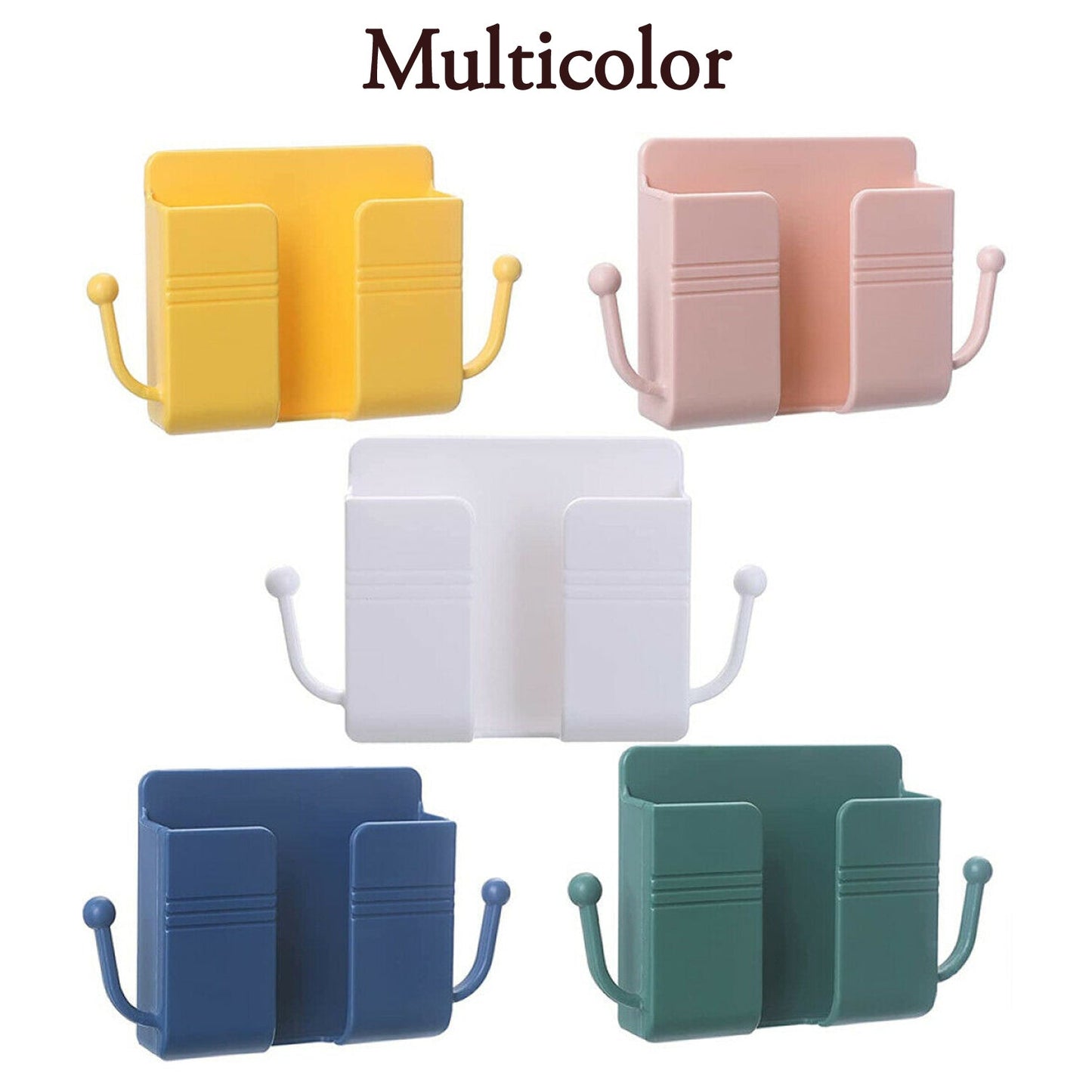 1 Pc Wallmount Mobile Stand With Hook Design used in all kinds of places including household and many more as a hanging support for and stuffs purposes.