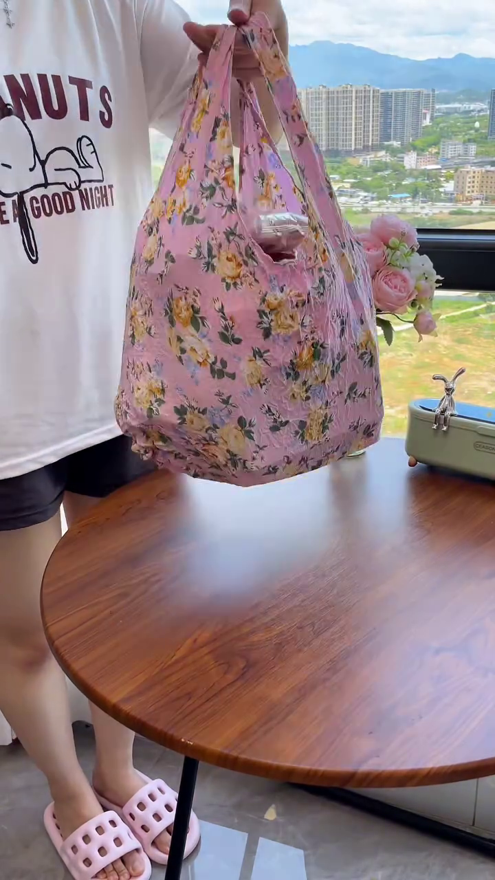 Handcrafted Mini Tote Bags Made from Colorful Scrunchie-Style Fabric – Soft, Puffy, and Lightweight Floral Patterned Purses Perfect for Cute Everyday Carry or Unique Handmade Gift