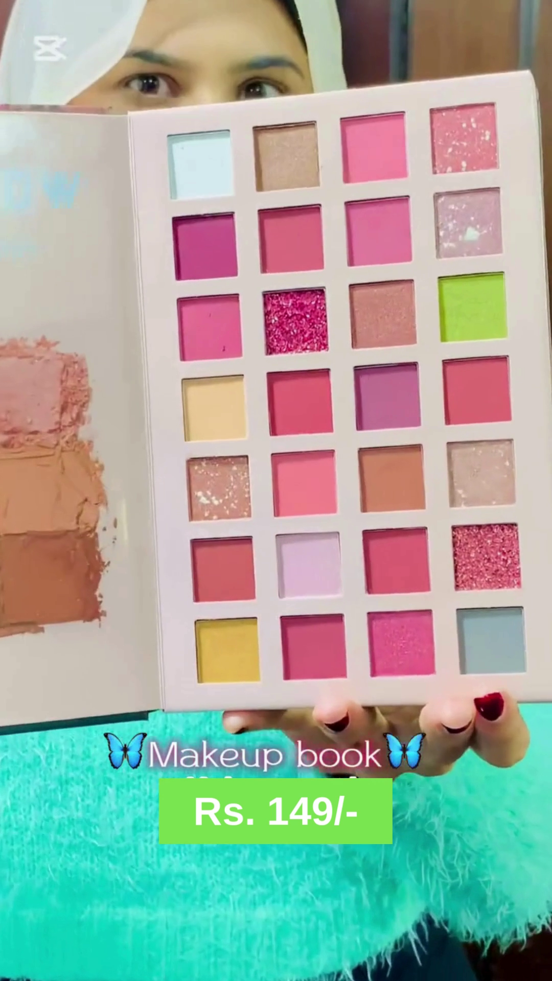 All-in-One Multi-Purpose Makeup Book Featuring Eyeshadows, Highlighters, Concealers, and Brow Powders for a Complete Beauty Look