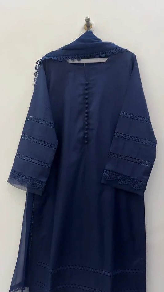 Blue Kurti for Women | Soft Comfortable Fabric | Stylish Daily Wear & Office Ethnic Kurta | Perfect for Casual Outings, Festivals & Traditional Events