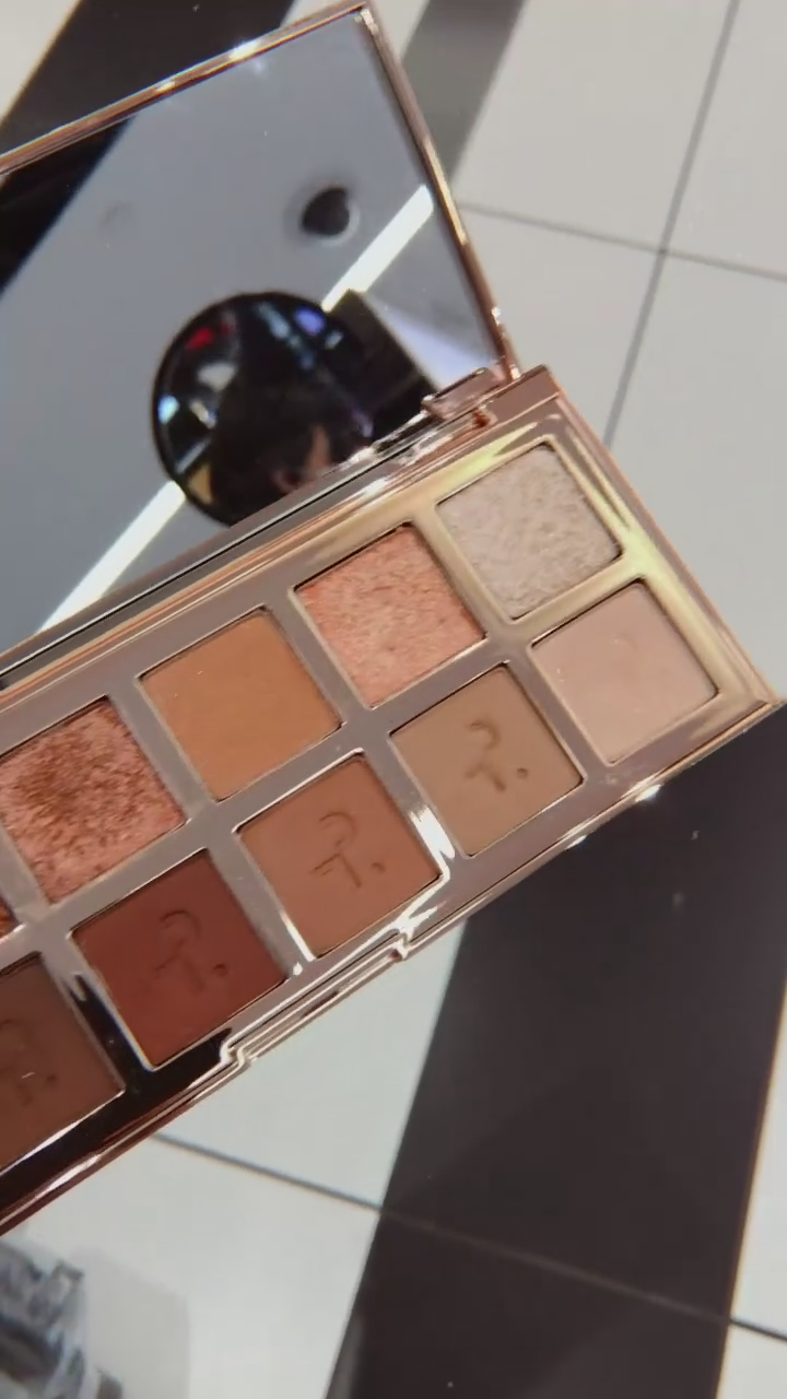 Luxury 12-Shade Warm Neutral Eyeshadow Palette with Matte, Shimmer & Metallic Finishes – Richly Pigmented, Long-Lasting, Blendable Colors for Day to Night Glam Looks – Featuring Rose Gold Packaging and Built-In Mirror