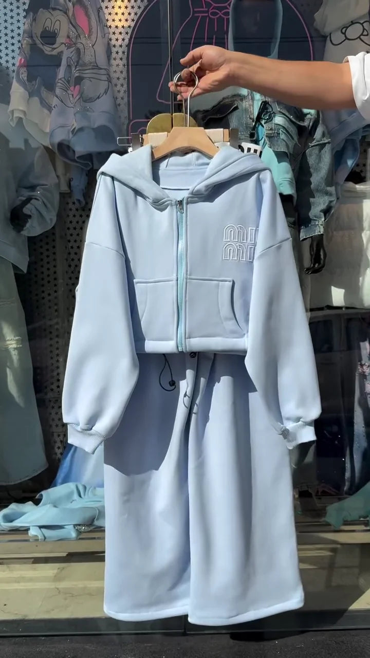 Trendy Women's Oversized Pink Denim Look Jacket: Stylish Ombre Dip-Dye Design with Raised White Bubble Text Graphic on the Back for a Statement Look