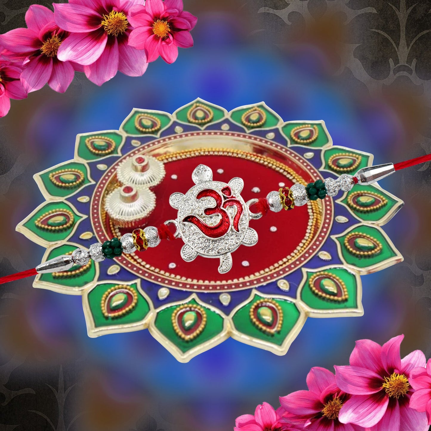 Traditional OM design Rakhi