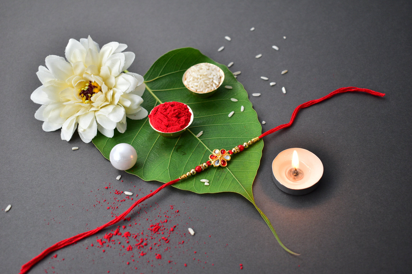 Traditional Beaded Floral Design