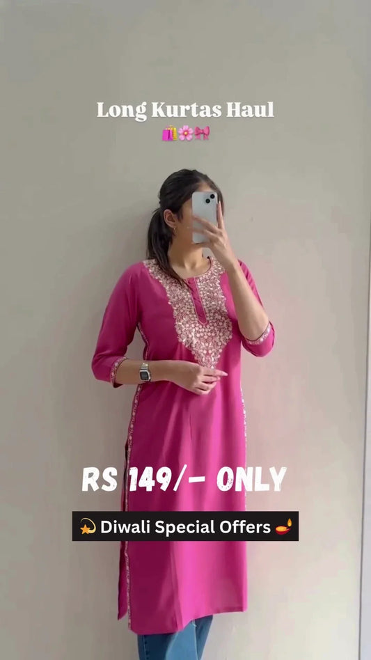 Trendy Ethnic Kurta Set for Women | Style 26 Version