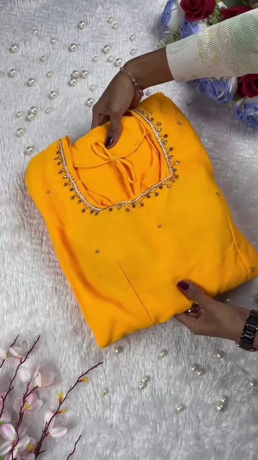 Yellow Anarkali: A Bright Blend of Festive Grace, Elegant Flare, and Timeless Ethnic Charm