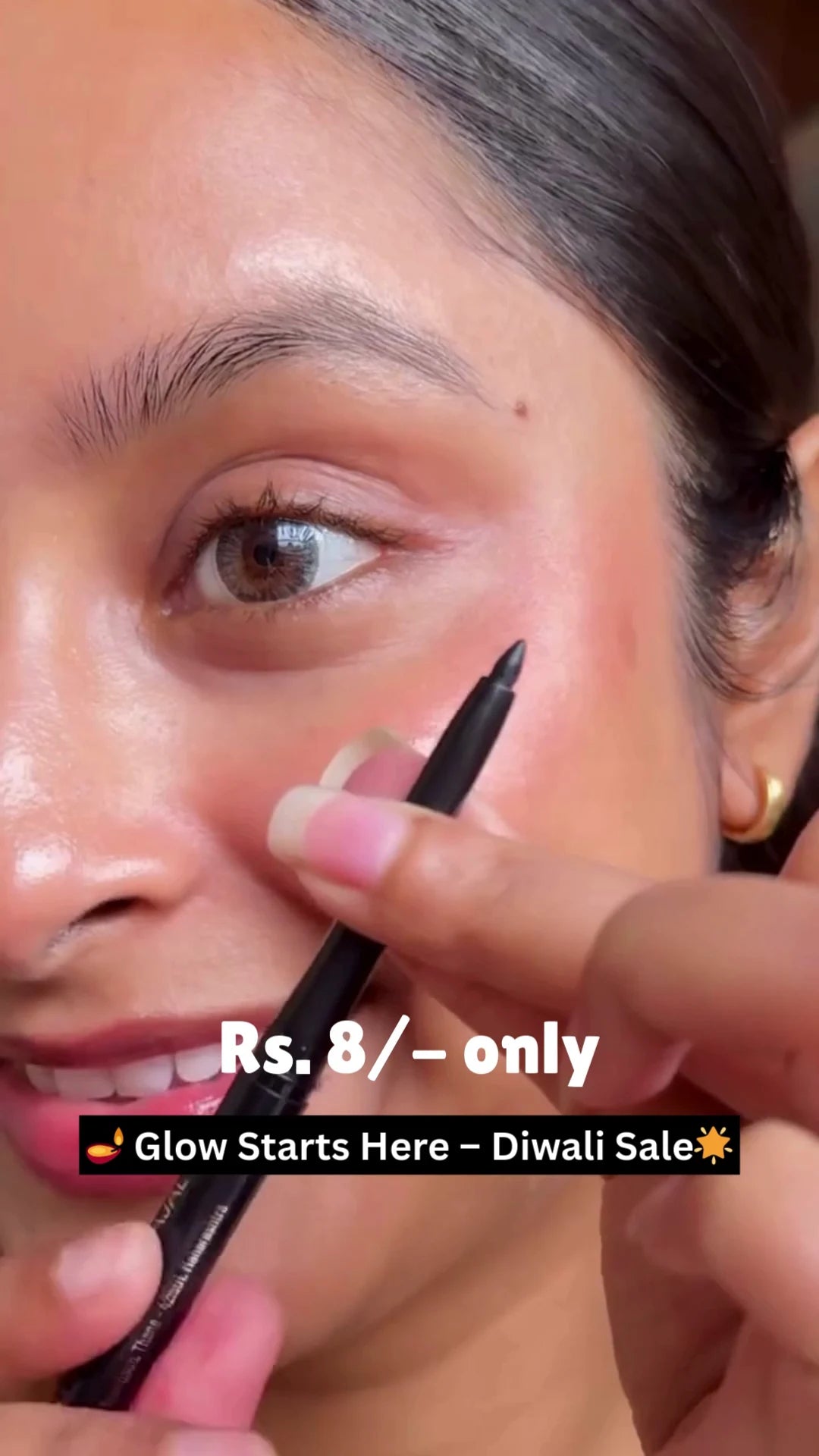 Intense Black Kajal Pencil – Long-Lasting, Smudge-Proof & Bold Eye Look