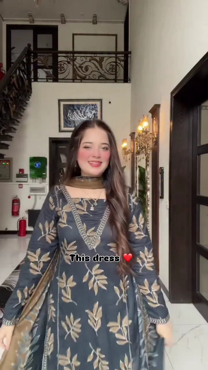 Black Kurti Pair for Women – Stylish Kurti with Matching Bottom – Perfect for Casual Wear, Office, Festive & Daily Occasions