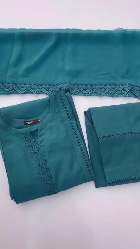 Green Kurti Pair for Women | Stylish Kurti with Matching Bottom | Soft Comfortable Fabric | Perfect for Festivals, Office Wear & Casual Ethnic Outfits | Ready-to-Wear Traditional Set