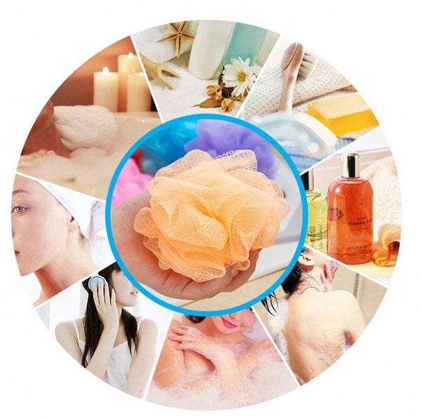 Bath Sponge Round Loofah and Back Scrubber for Men and Women