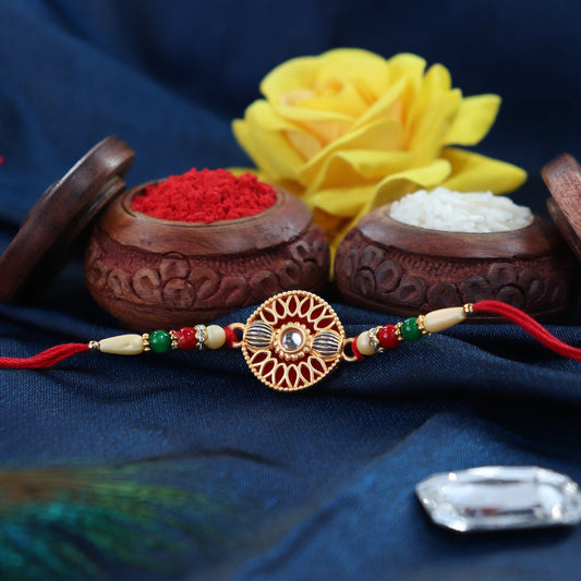 Elegant Circular Designer Rakhi