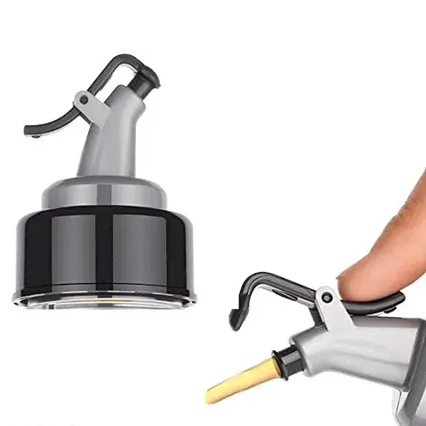 1L Oil Dispenser with Lid & Drip-Free Spout (Plastic)