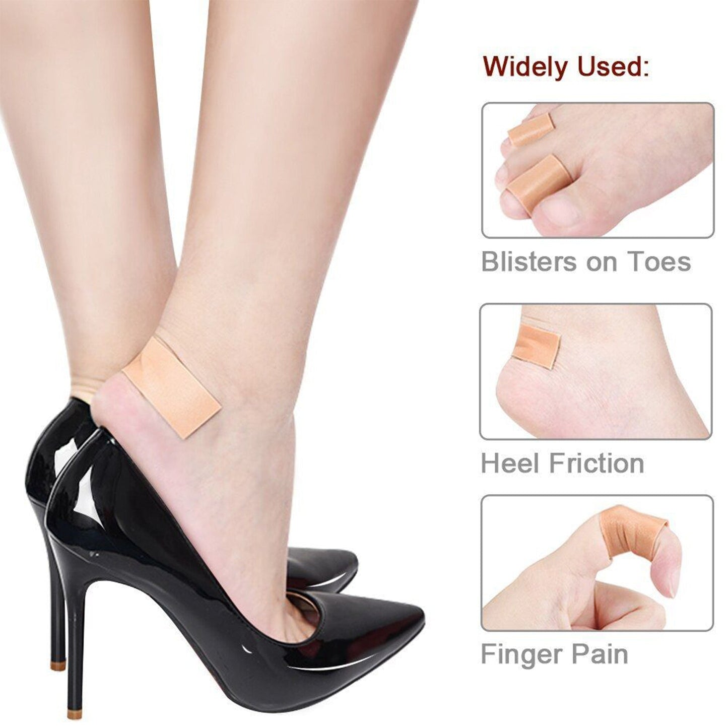 Anti-Wear Foam Heel Sticker – Waterproof Blister Plaster & Foot Care Pad
