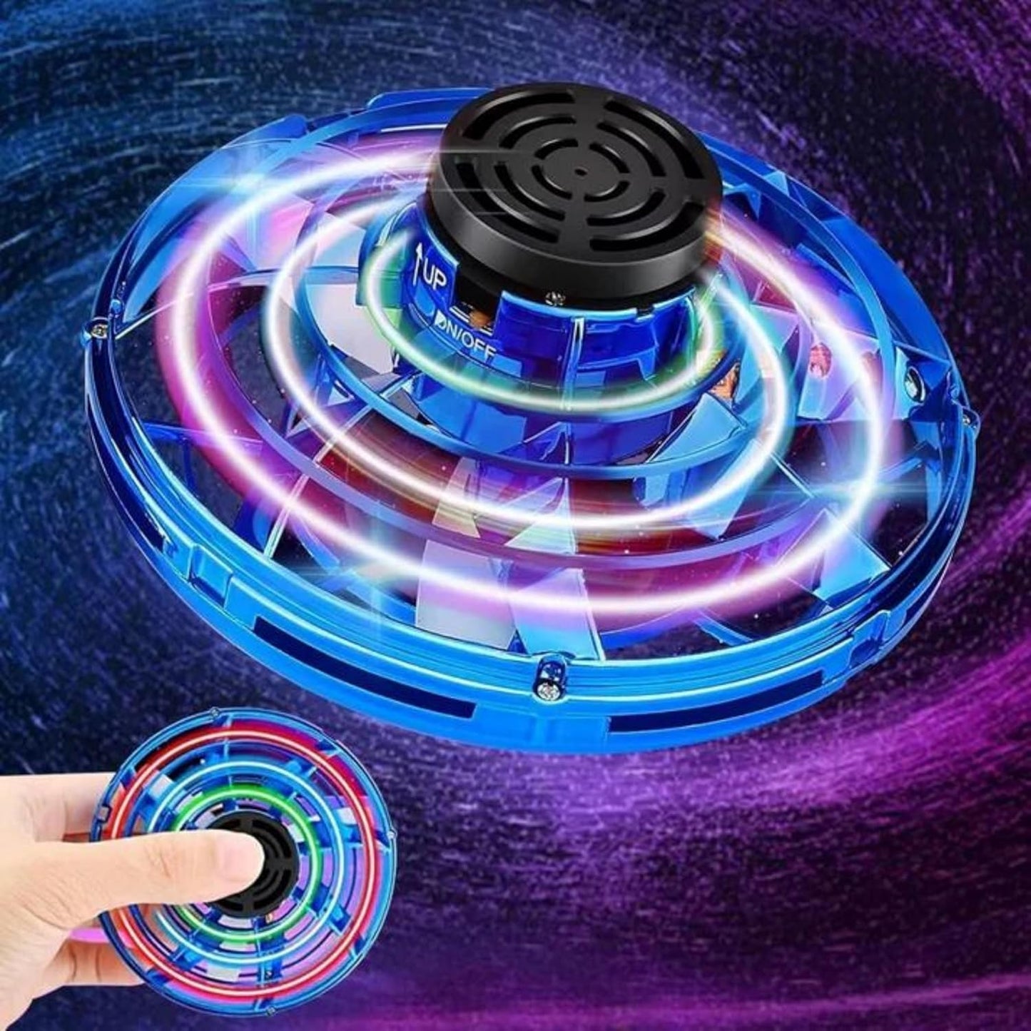 LED Illuminated Flying Ball with 360° Rotation
