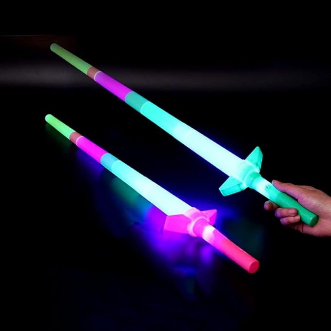 Sword With LED Lights, Glow In The Dark Flashing Sword