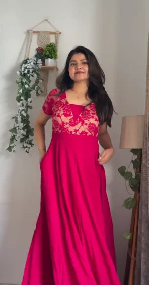 Blush Majesty Pink Gown – A Vision of Romance, Grace, and Timeless Elegance