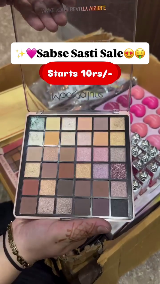 All-in-One Premium Multi Makeup Kit with Eyeshadow Palette and Long-Lasting Liquid Matte Lipsticks – Ideal for Professional and Personal Use