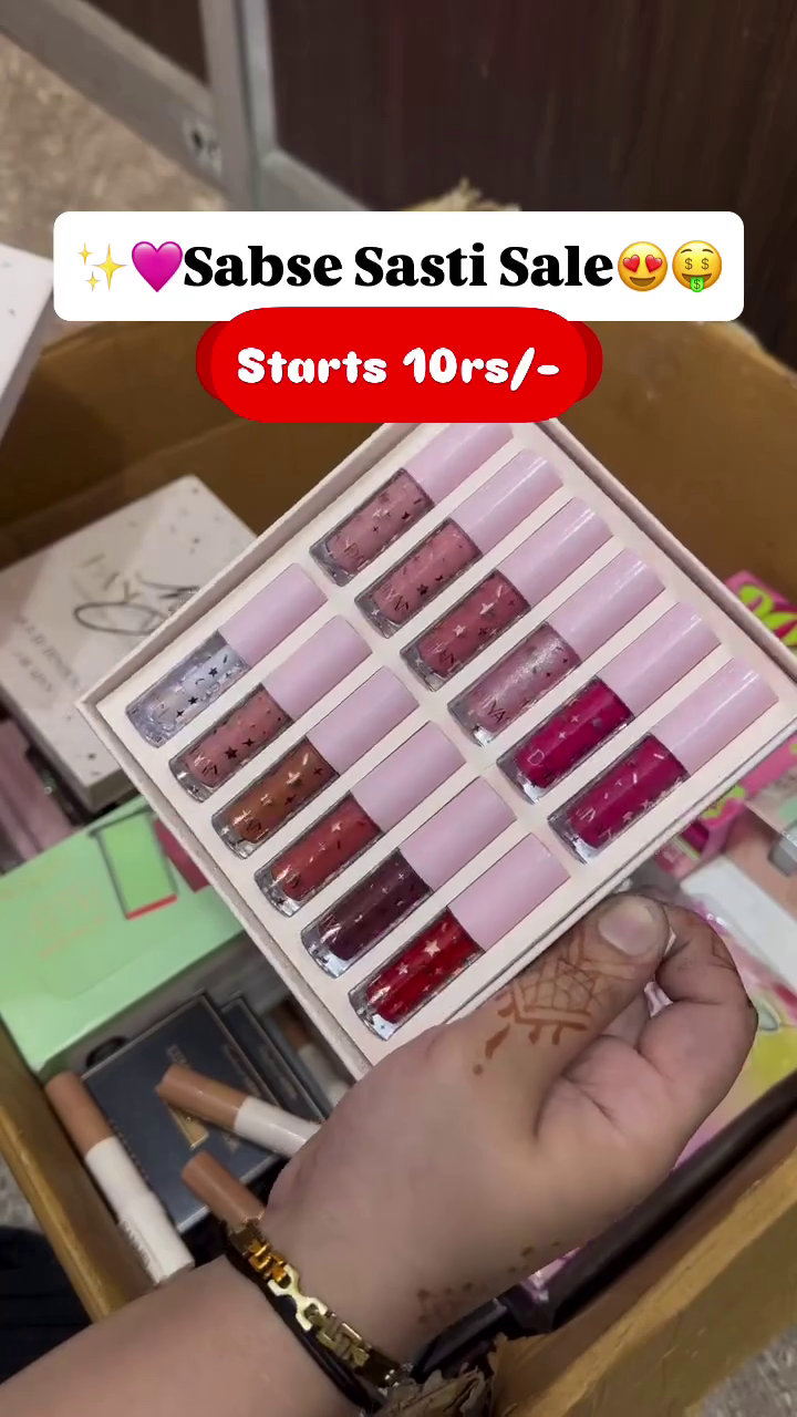 All-in-One Premium Multi Makeup Kit with Eyeshadow Palette and Long-Lasting Liquid Matte Lipsticks – Ideal for Professional and Personal Use