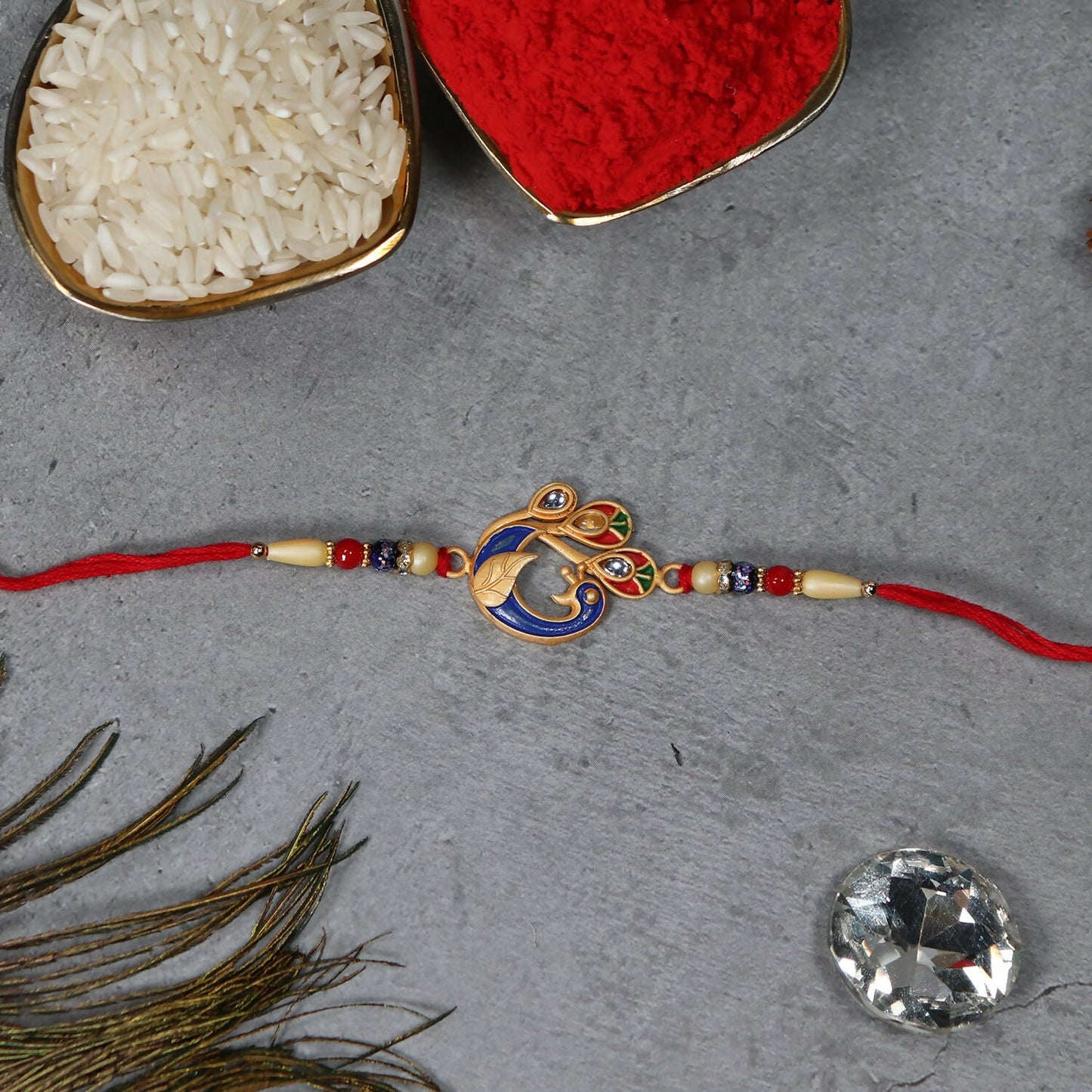 Peacock Elegance Rakhi