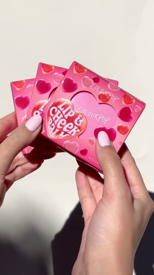 ColourPop Heart-Shaped Lip & Cheek Balm – A Versatile, Creamy, and Blendable Dual-Use Formula for Effortless, Buildable Color on Lips and Cheeks in Adorable Heart-Shaped Packaging