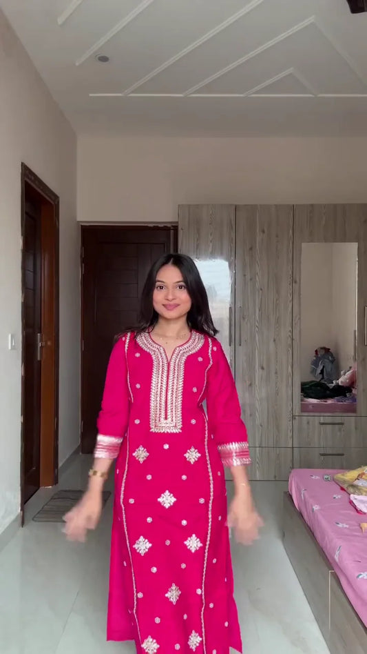 Pink Pair: A Soft and Stylish Blend of Coordinated Elegance and Modern Charm