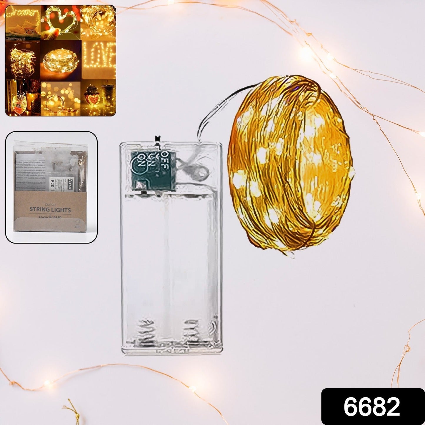 LED Flexible Wire Waterproof Lights for Party (2AA Battery Operated, Battery not included)