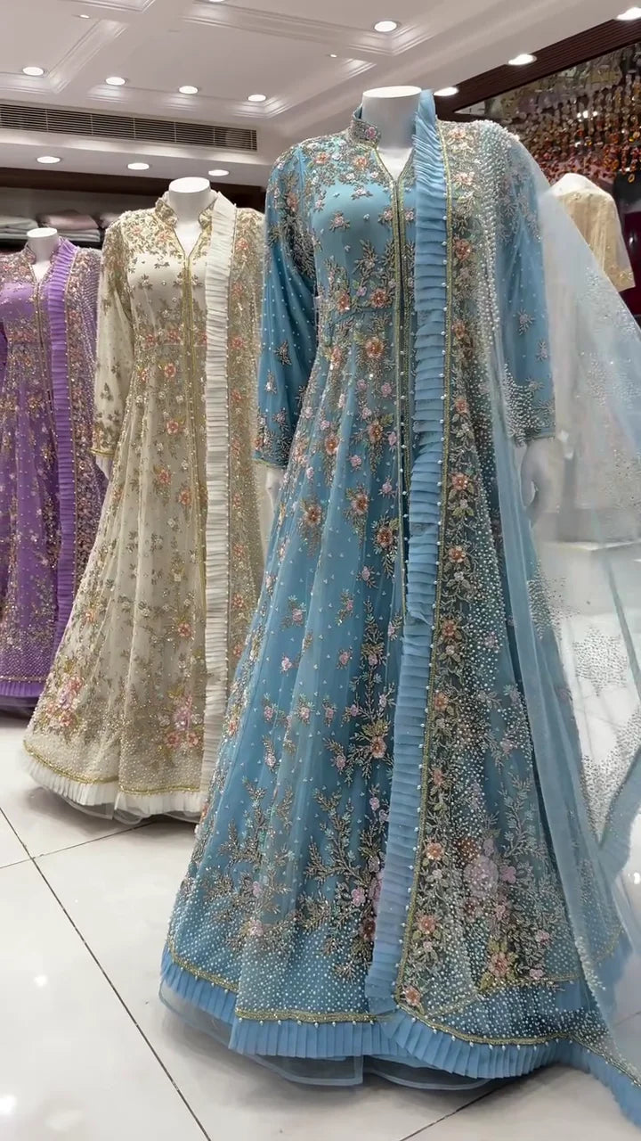 Designer Anarkali for Women | Premium Party & Wedding Wear | Stylish Ethnic Dress with Embroidery, Flowing Silhouette & Comfortable Fit