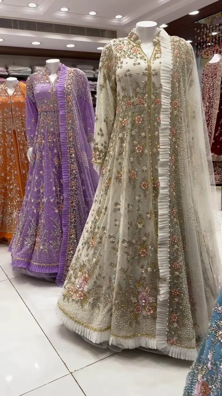 Designer Anarkali for Women | Premium Party & Wedding Wear | Stylish Ethnic Dress with Embroidery, Flowing Silhouette & Comfortable Fit